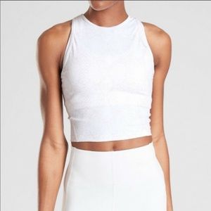 Athleta Reflective Shanti Crop Viper tank
